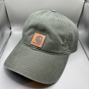 Carhartt Men's Olive Green Canvas Cap